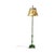 Glass Antique Art Deco Uranium and Slag Glass Lamp C. 1920 For Sale - Image 7 of 14