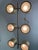 Italian Sputnik Chandelier Metal Gold Stilnovo Lelli Style For Sale - Image 12 of 12