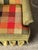 Wood Olive Tweed Swivel Rocker With Patchwork Plaid Upholstery, 1970s For Sale - Image 7 of 18