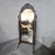 Superb French cheval mirror, carved top, in overall excellent condition throughout. 77" high 33" wide 24" depth