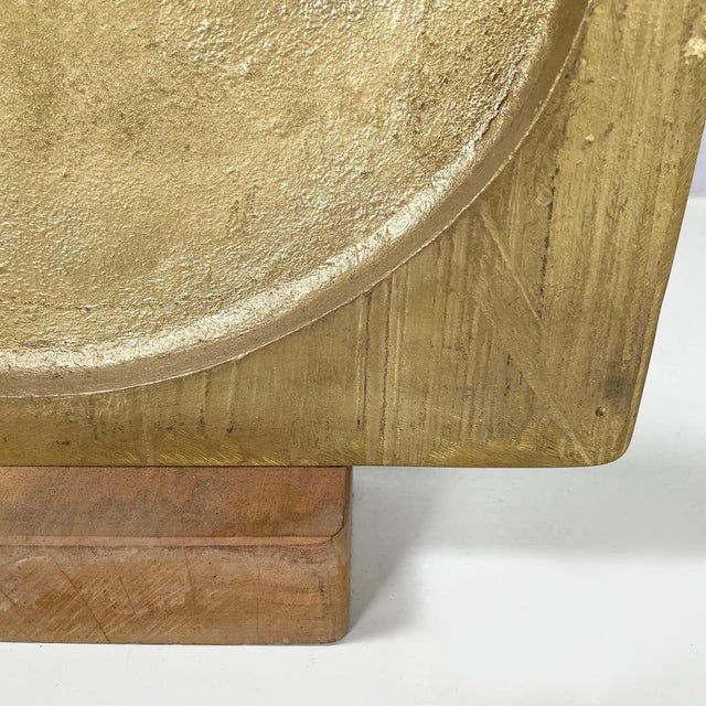 Italian Modern Brutalist Brass Sculpture by Edmondo Cirillo, 1970s For Sale - Image 16 of 18