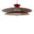 Vintage Danish Design Hanging Lamp Red For Sale