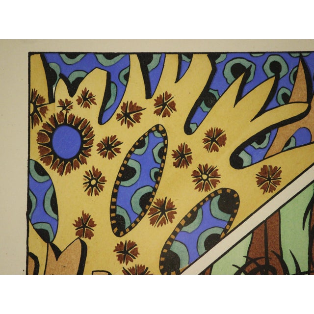Traditional 1920s Fantaisies Oceanographiques 6 Lithograph Reproduction For Sale - Image 3 of 6