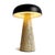 2020s Porcini Travertine Black Table Lamp For Sale - Image 5 of 10