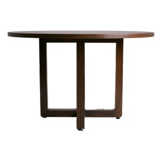 French Modern Round Dining Table, 1950 For Sale