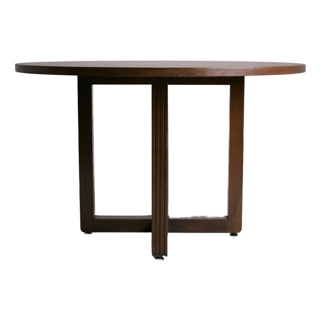 French Modern Round Dining Table, 1950 For Sale
