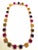 Art Deco Bochic “Capri” Vintage Ruby & Sapphire Necklace Set In 18K Gold & Silver For Sale - Image 3 of 11