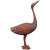 Indonesian Hand Carved Heron Sculpture with Purple, Orange and Black Tones For Sale - Image 13 of 13