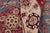 Textile Boho Chic Kazak Light Blue/Beige Wool Round Rug- 8'0''x8'0'' For Sale - Image 7 of 9