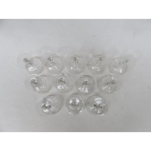 Antique French Champagne Glasses, Set of 12 For Sale - Image 6 of 16