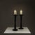 Brutalist Wrought Iron Candleholders, Set of 2 For Sale - Image 6 of 8
