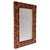 Swedish Mirror with Frame of End Wood, 1970s For Sale - Image 9 of 9