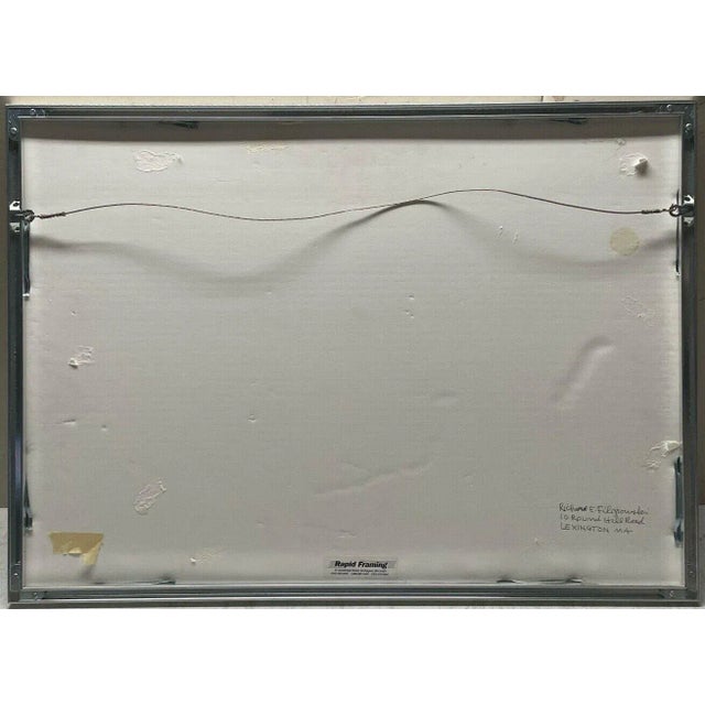 Original Richard Filipowski Bauhaus Abstract Mixed Media Painting For Sale - Image 4 of 13