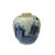 Oriental Handpaint People Small Blue White Porcelain Ginger Jar For Sale - Image 4 of 5