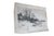 Realism Antique George William Bohde Signed Barn Pond Landscape Etching 31" For Sale - Image 3 of 12