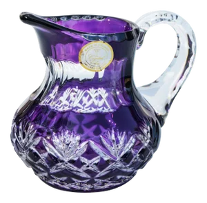 Amethyst Purple Crystal-Cut Pitcher