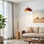 The Tambo Arc Lamp is a dimmable mid-century modern lighting piece designed by Peter Morelli in 1984. This elegant arc...