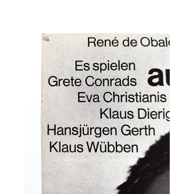 Paper Pfeffer Aus Cayenne Original Theater Poster by F+R Grindler, 1966 For Sale - Image 7 of 11