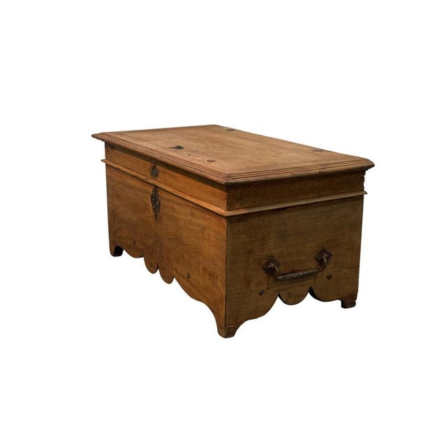 19th Century Rustic Walnut Chest For Sale - Image 3 of 5