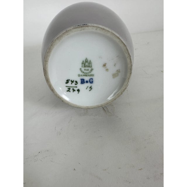 Ceramic Bing and Grondahl Vase C. 1920 For Sale - Image 7 of 7