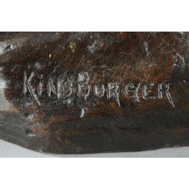 Sylvain Kinsburger, Young Women with Flowers, Sculpture For Sale - Image 16 of 17