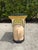 Vintage Hand-Painted Crackle Glazed Ceramic Elephant Garden Stool, Signed Mona For Sale - Image 10 of 12