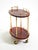 Serving Bar Cart in Cherry-Red Goatskin from Aldo Tura, Italy, 1960s For Sale - Image 10 of 18