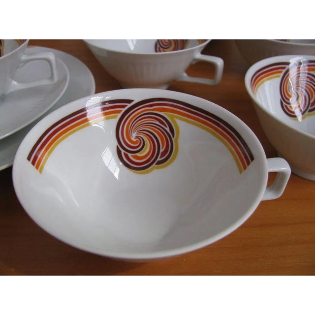 Coffee Service from Bareuther Waldsassen Bavaria, 1970s, Set of 20 For Sale - Image 11 of 17