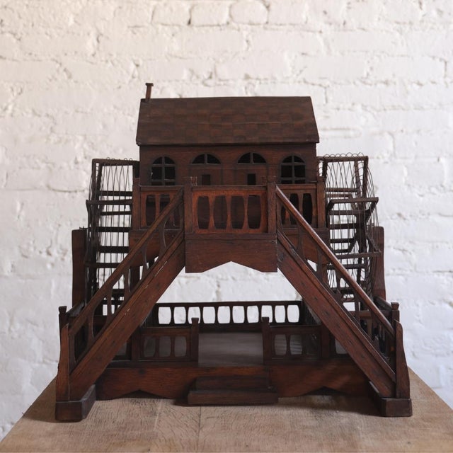 This 1880s French Walnut Staircase Architectural Model is an exceptional 19th-century study showcasing the craftsmanship...