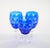 Large Val Saint Lambert Cobalt Blue Crystal Wine and Water Service for 12 People For Sale - Image 11 of 14