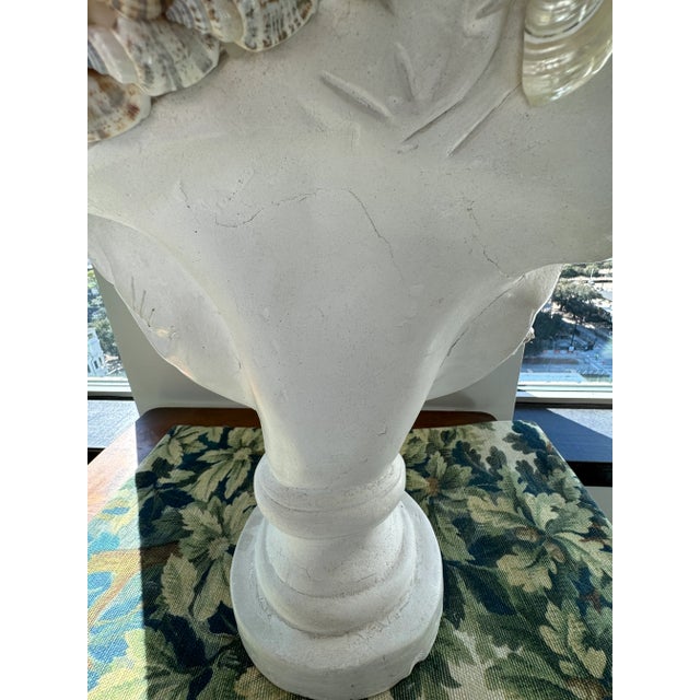 1970s Vintage Designer Seashell Bust, One of One For Sale - Image 5 of 10