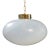 1960s Frosted Bollicine Murano Glass Pendant For Sale