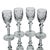 Glass Late 20th Century Waterford Powerscourt Crystal Wine Glasses - Set of Four For Sale - Image 7 of 9