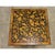 Vintage Painted Square Low Table with Shell Découpage For Sale - Image 10 of 11