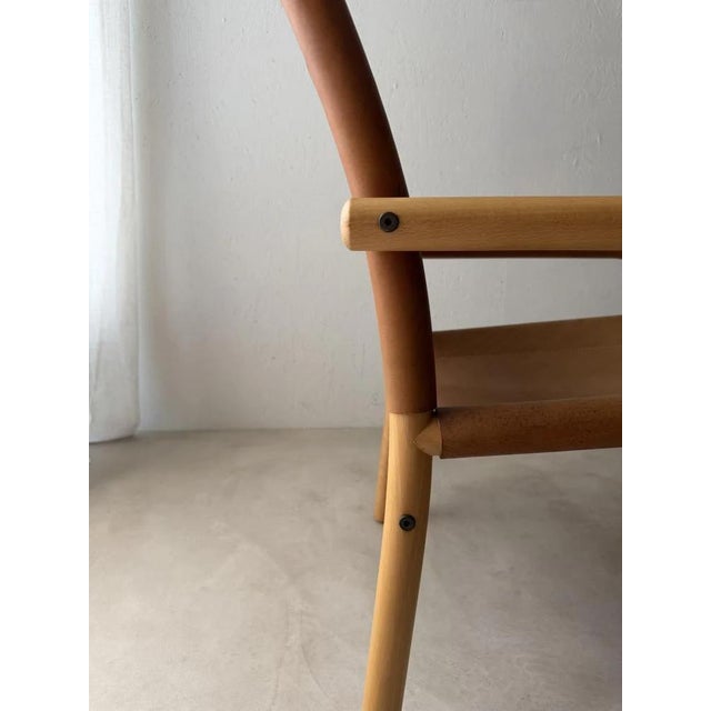 This safari armchair was produced in Denmark in the 1970s by Bernstorffsminde Møbelfabrik. The design is characterized by...