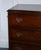 Wood Late 20th Century Burr Walnut Chest of Drawers with Brass Handles For Sale - Image 7 of 16