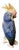 Blue Porcelain Parrot Figurine by Karl Ens, Saxe, 19th Century For Sale