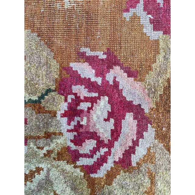 Textile Small Antique East European Rug For Sale - Image 7 of 11