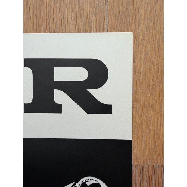 Paper Hans Joachim Zeidler (Born 1935), Galerie Für Graphikfreunde Frankfurt, Exhibition Poster, Printed in German For Sale - Image 7 of 13