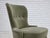 Mid-Century Modern Danish Armchair in Green Furniture Velour, 1970s For Sale - Image 3 of 18