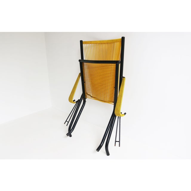 1950s Foldable Lounge Chair by Andre Monpoix for Meubles TV, France, 1950 For Sale - Image 5 of 12