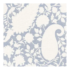 Schumacher Cachemire Cortona Fabric in Delft