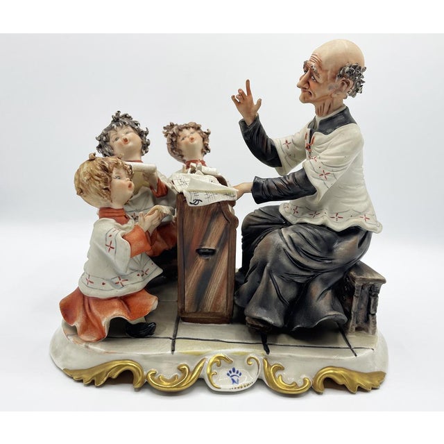 Ceramic Symphony of Faith from Capodimonte, 1960s For Sale - Image 7 of 17
