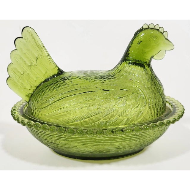 From a local Rye New York estate, we have a pleasure to offer you this "Holiday Table Jewelry" - Vintage American Green...