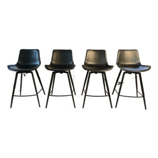 Arhaus Gage Swivel Counter Stool Set of 4 For Sale