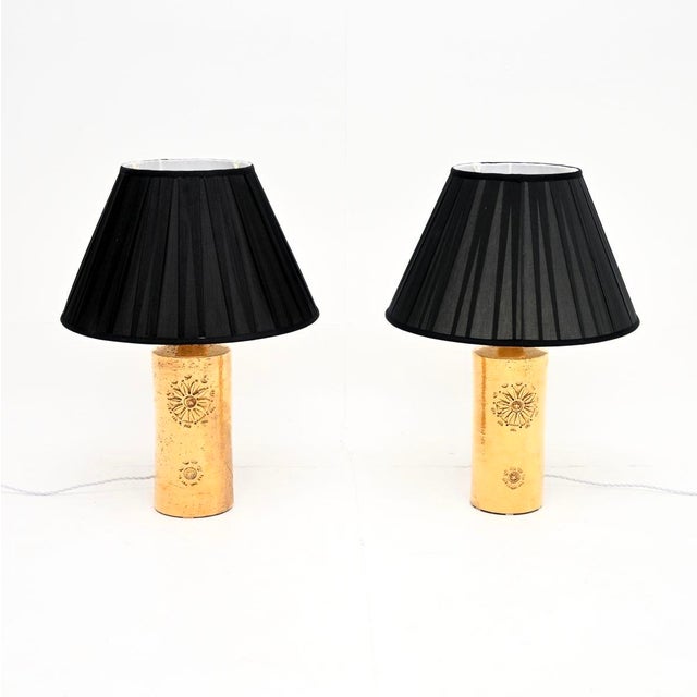 Bergboms Vintage Swedish Ceramic Table Lamps by Bergboms, 1970, Set of 2 For Sale - Image 4 of 11