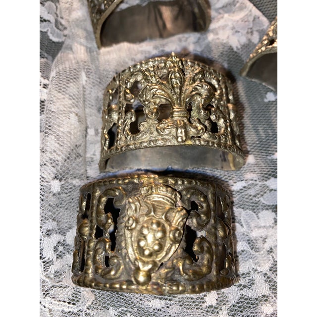 Vintage Napkin Holders- Set of 6 For Sale - Image 9 of 12