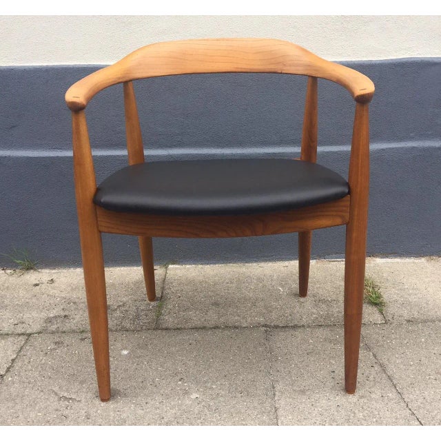 Mid-Century Modern Danish Mid-Century Elm Armchair by Illum Wikkelsø for Niels Eilersen, 1950s For Sale - Image 3 of 11