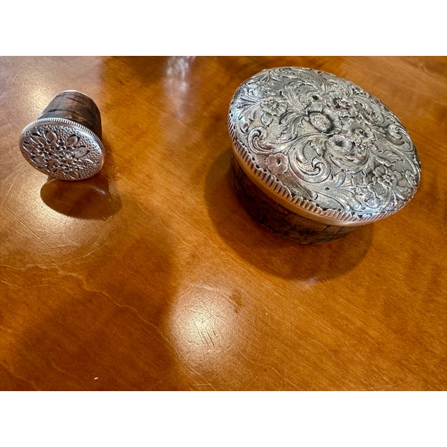 Early 20th Century Decorative Silver Repousse Cocktail Shaker - Shake Up Your Bar! For Sale - Image 4 of 6