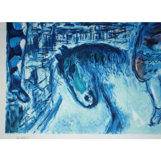 After Marc Chagall, Lovers Over Paris, 1985, Limited Edition Lithograph For Sale - Image 15 of 18